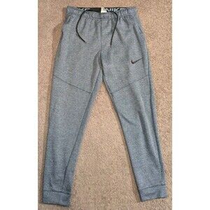 Nike Dri-Fit Knit Training Blue Joggers Sweatpants DD1687-451 Men's Medium